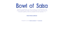 Tablet Screenshot of bowlofsalsa.com